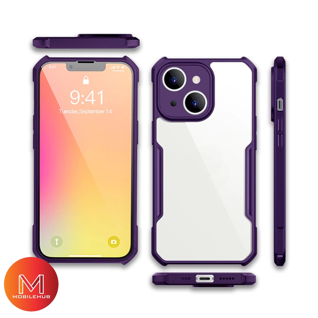 iPhone 14 XUNDD Urban Armor Gear Shockproof Case (Purple) Shopee