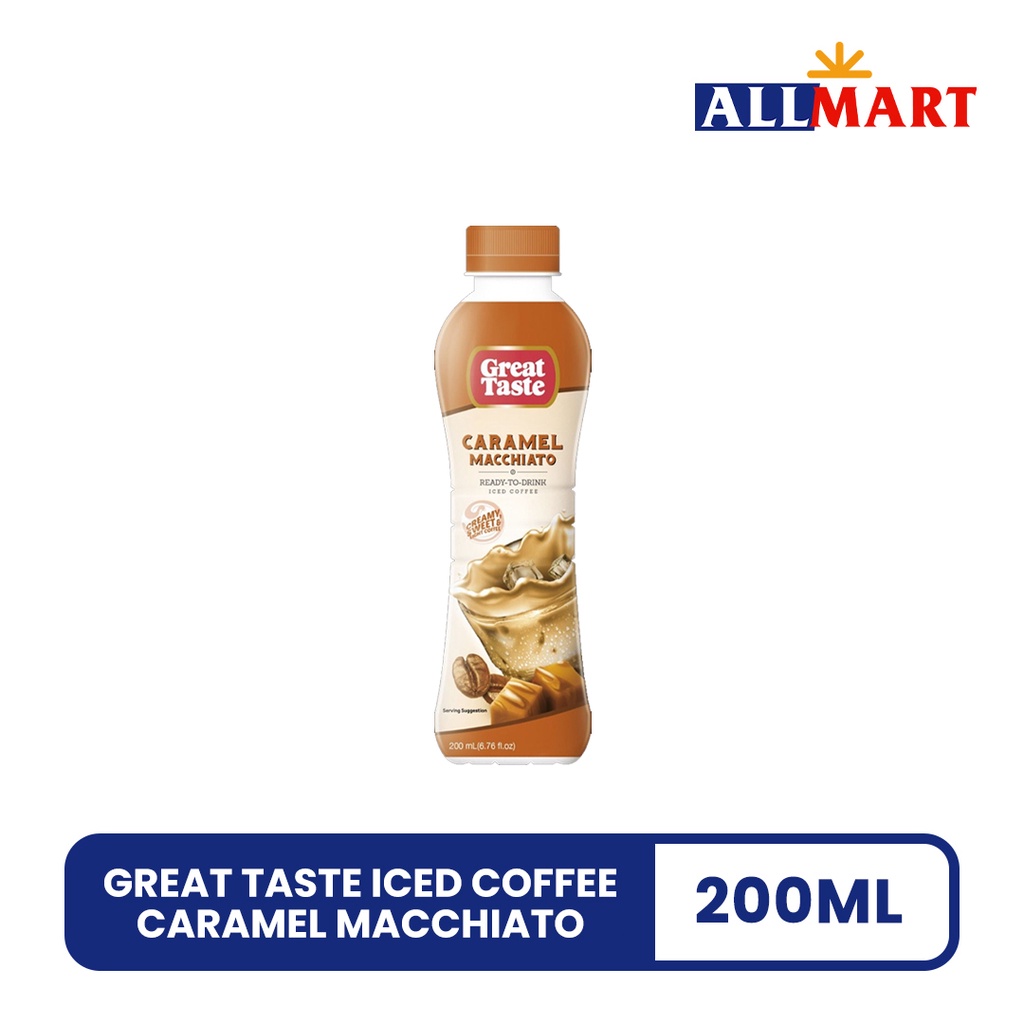 Great Taste Iced Coffee Caramel Macchiato 200ml Shopee Philippines