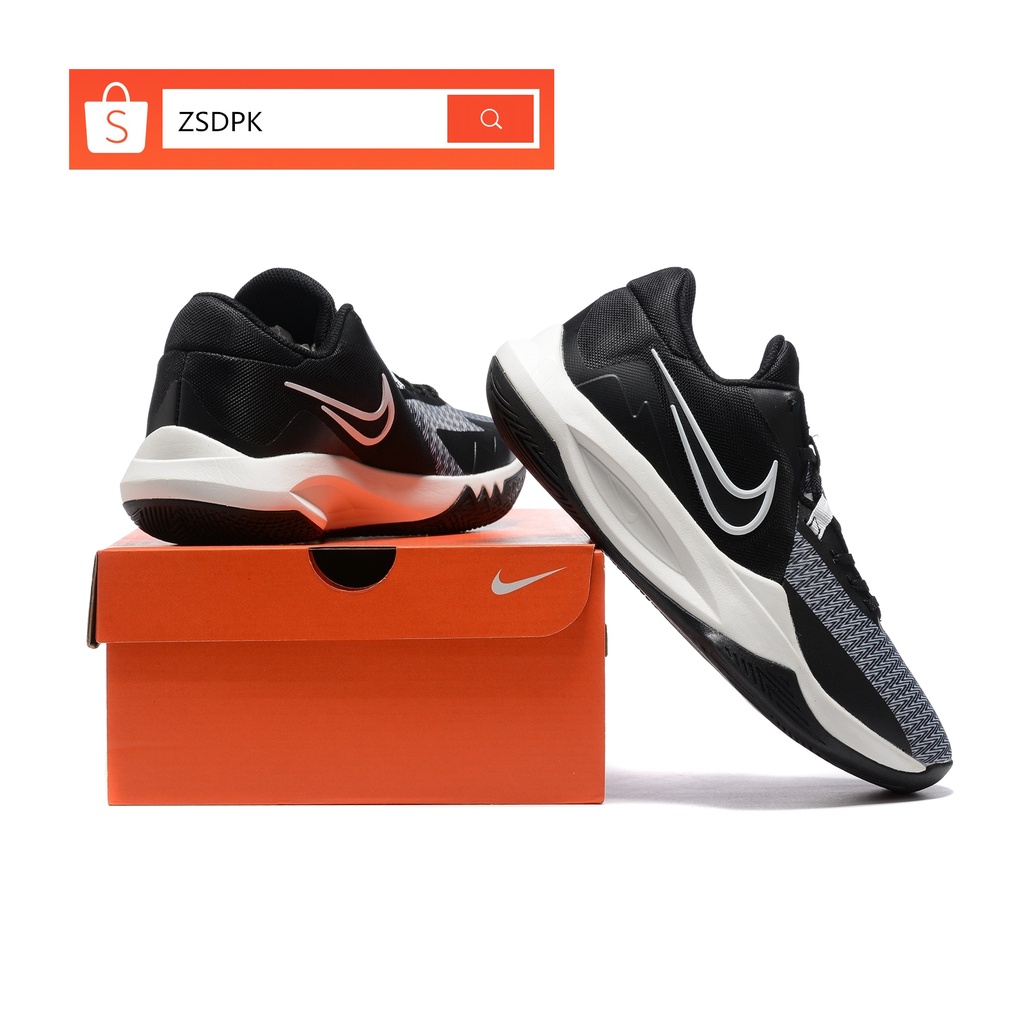 100 Original Nike Precision 6 Black Sport Basketball Shoes for Men Shopee Philippines