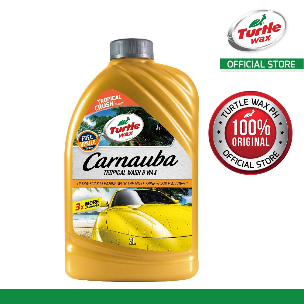 Turtle Wax Carnauba Wash & Wax Car Wash 50690W Shopee Philippines