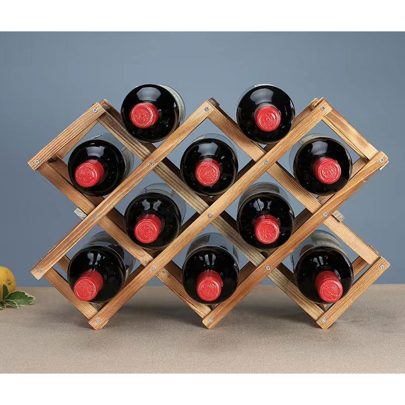 Red wine rack creative wine rack domestic wine bottle storage rack ...