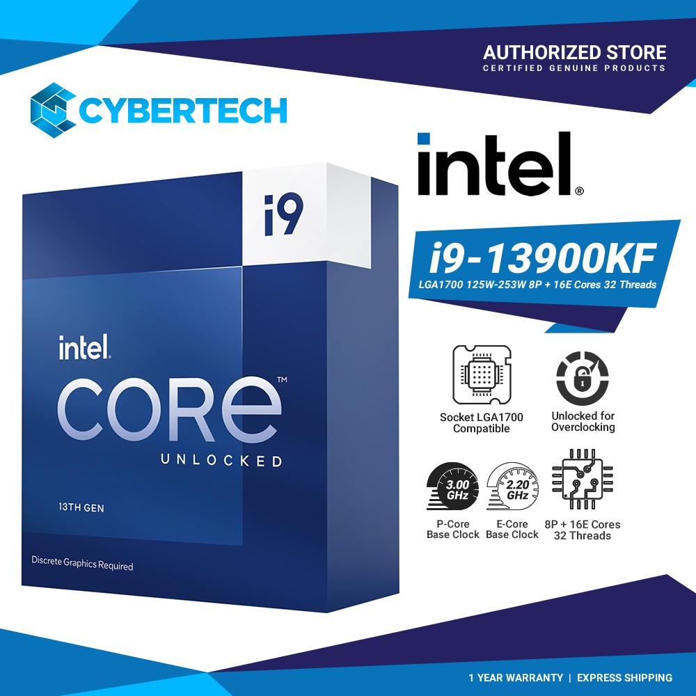 Intel Core i9-13900KF Processor 36M Cache, up to 5.80 GHz | Shopee