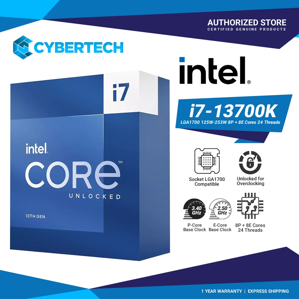 Intel® Core™ i7-13700K 13TH GEN PROCESSOR (BOX NO FAN)