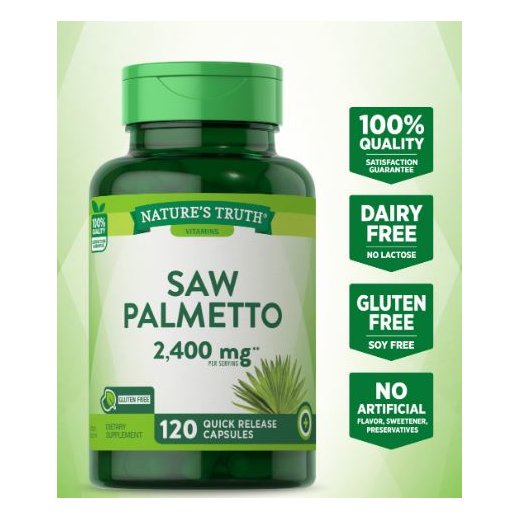 Nature's Truth Saw Palmetto for Men and Women 2400mg 120 Capsules Shopee Philippines