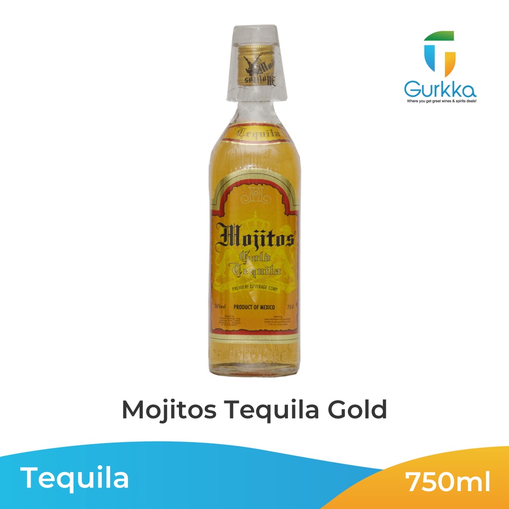 Mojitos Tequila Gold 750ml with Free shotglass Shopee Philippines