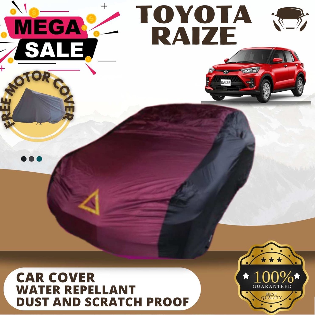 TOYOTA RAIZE COVER HIGH QUALITY (WATER REPELLANT, SCRATCH, AND DUST ...