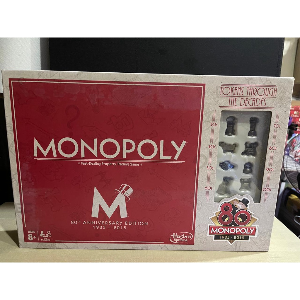 Hasbro Monopoly 80th Anniversary Edition | Shopee Philippines