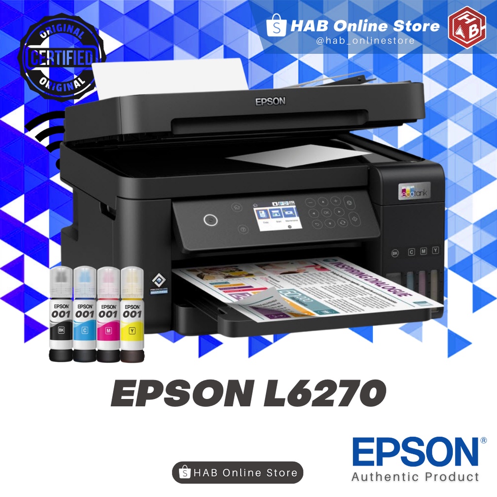 Epson L6260 L6270 L6290 EcoTank - A4 All-in-One Ink Tank Printer w