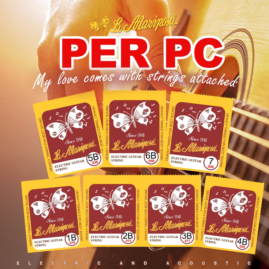 La Mariposa Strings SET B Heavy Gauge Shopee Philippines