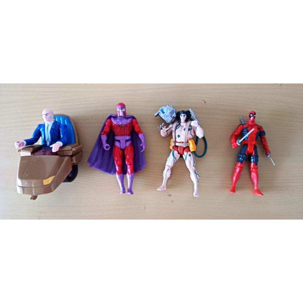 Vintage Toy Biz 1992 XMen Professor X, Weapon X/Wolverine
