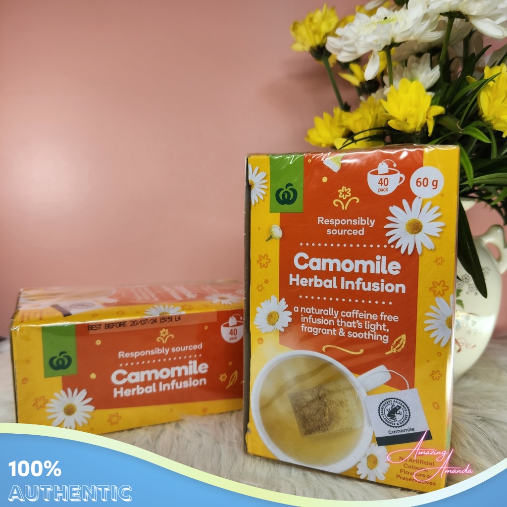 Woolworths Camomile Herbal Infusion (40 Tea Bags) Shopee Philippines