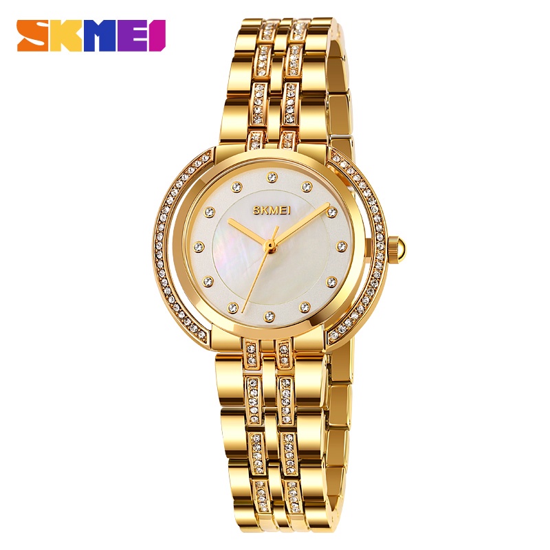 Skmei Watch for Women Rhinestone Luxury Waterproof Wristwatch For Woman 1979 Shopee Philippines