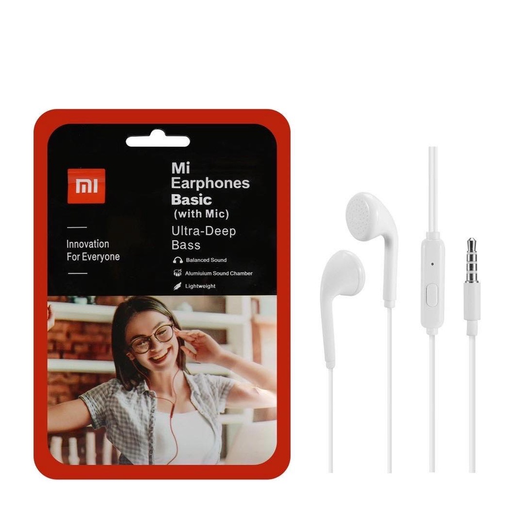 MI Xiaomi In-Ear Wired Headset Earphone Basic In-ear Headphones