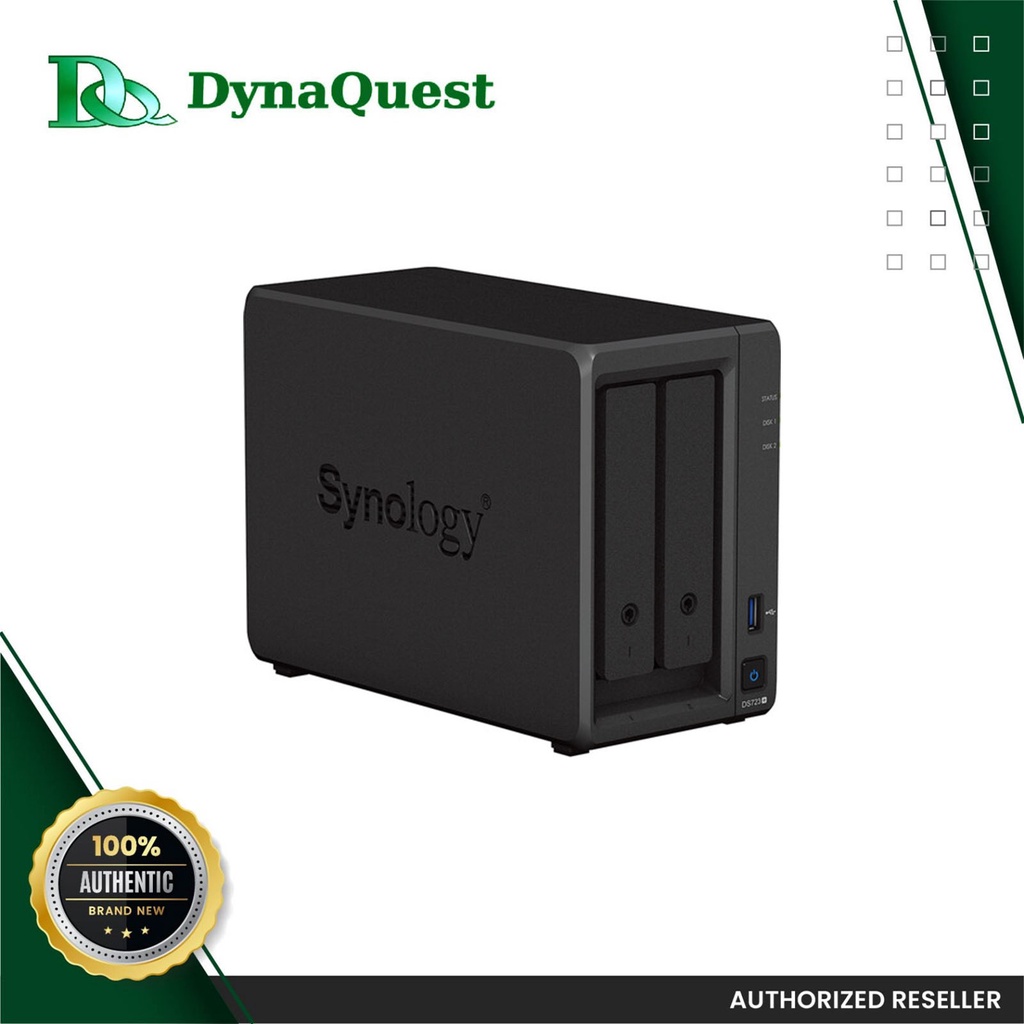 NAS Synology DS723 [DiskStation 2ベイ NAS 2コアRyzen R1600 2GB