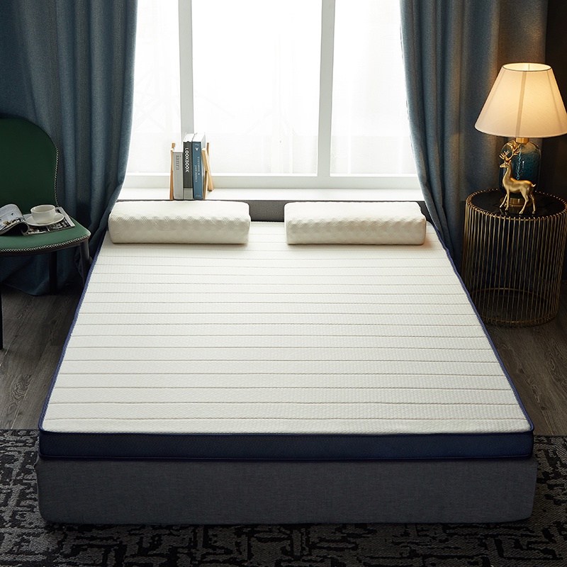 Latex Mattress Thick Foam Tatami Single/Queen/King Comfortable Elastic ...