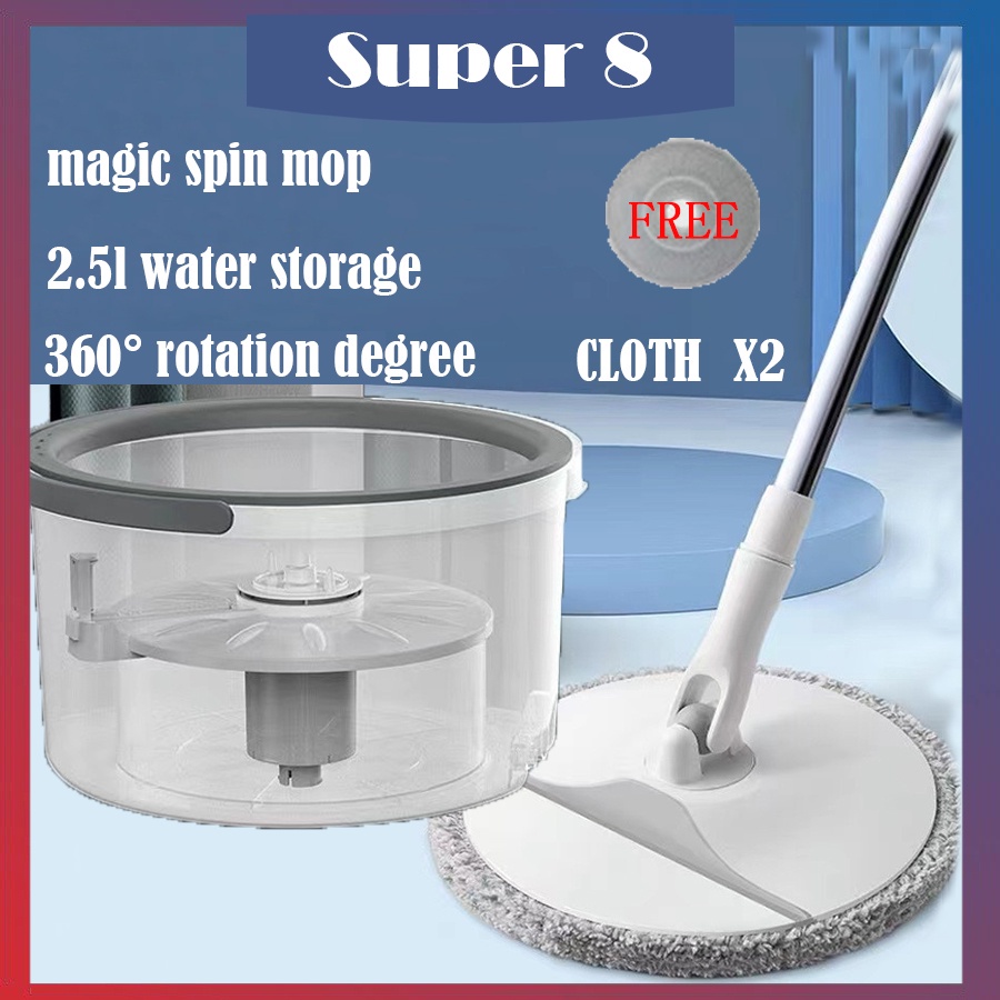 tornado mop Magic Spin Mop With Spinner and Squeezer Mop For Floor Bucket Tornado Falt Mop