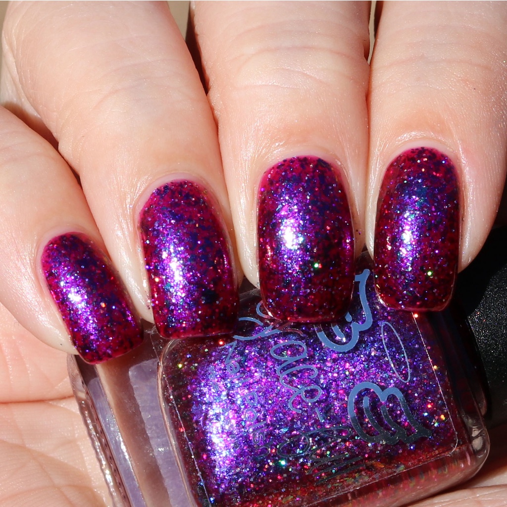 Indie Nail Polish Gracefull Polish Toil And Trouble Holographic