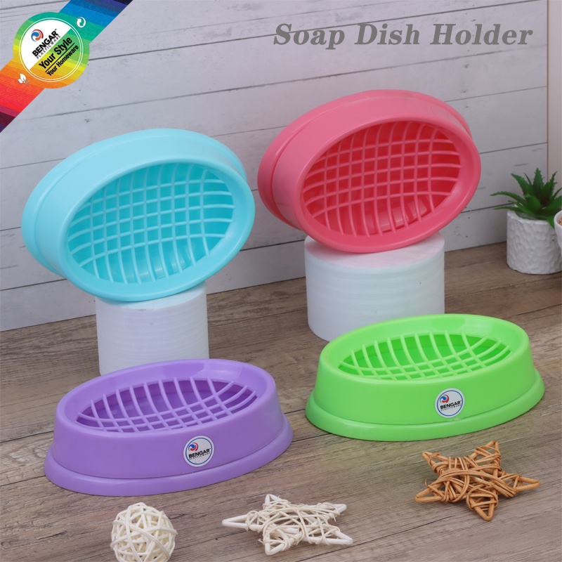 Hqc Soap Dish Holder Case Bathroom Portable Container Use Shopee