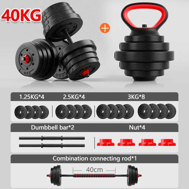 Dumbbell Set De Mancuernas 40 Kg Pack Mancuernas Mancuernas Con