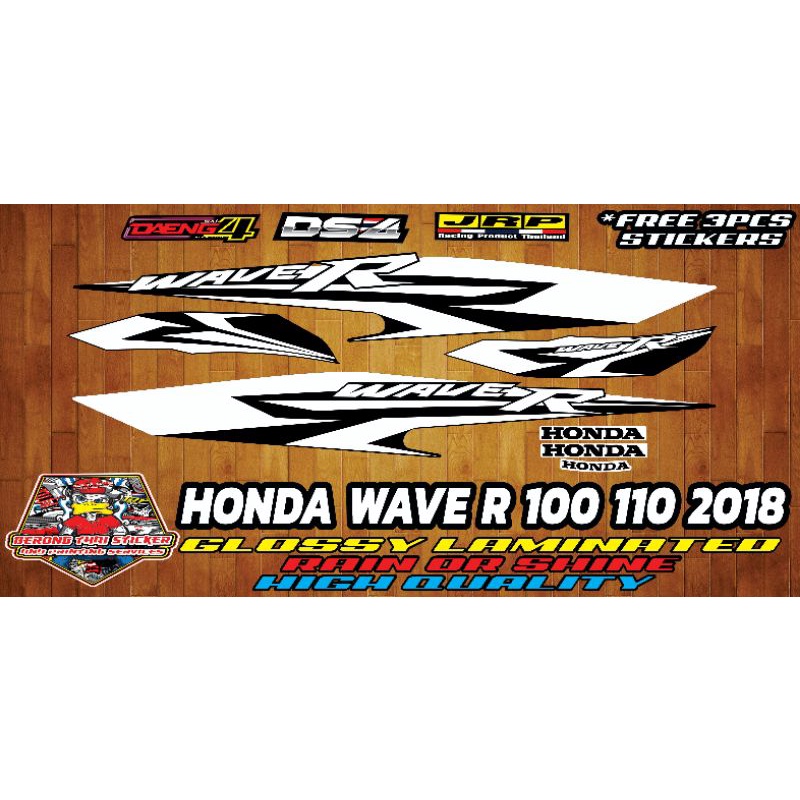 Honda Wave R 100 110 2018 Model Up | Shopee Philippines