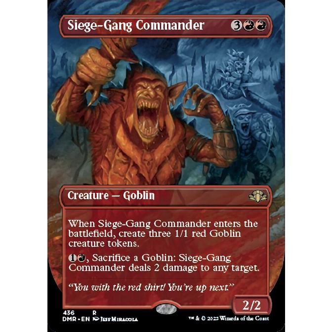 Magic the Gathering | Siege-Gang Commander | Shopee Philippines