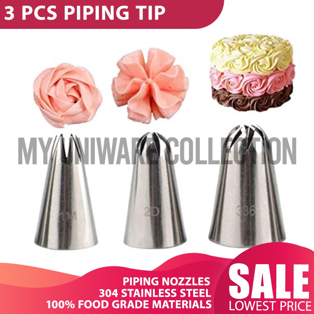 9FT Large Icing Piping Nozzles Russian Nozzles Pastry Tips Cookies Ca –  Morell Store