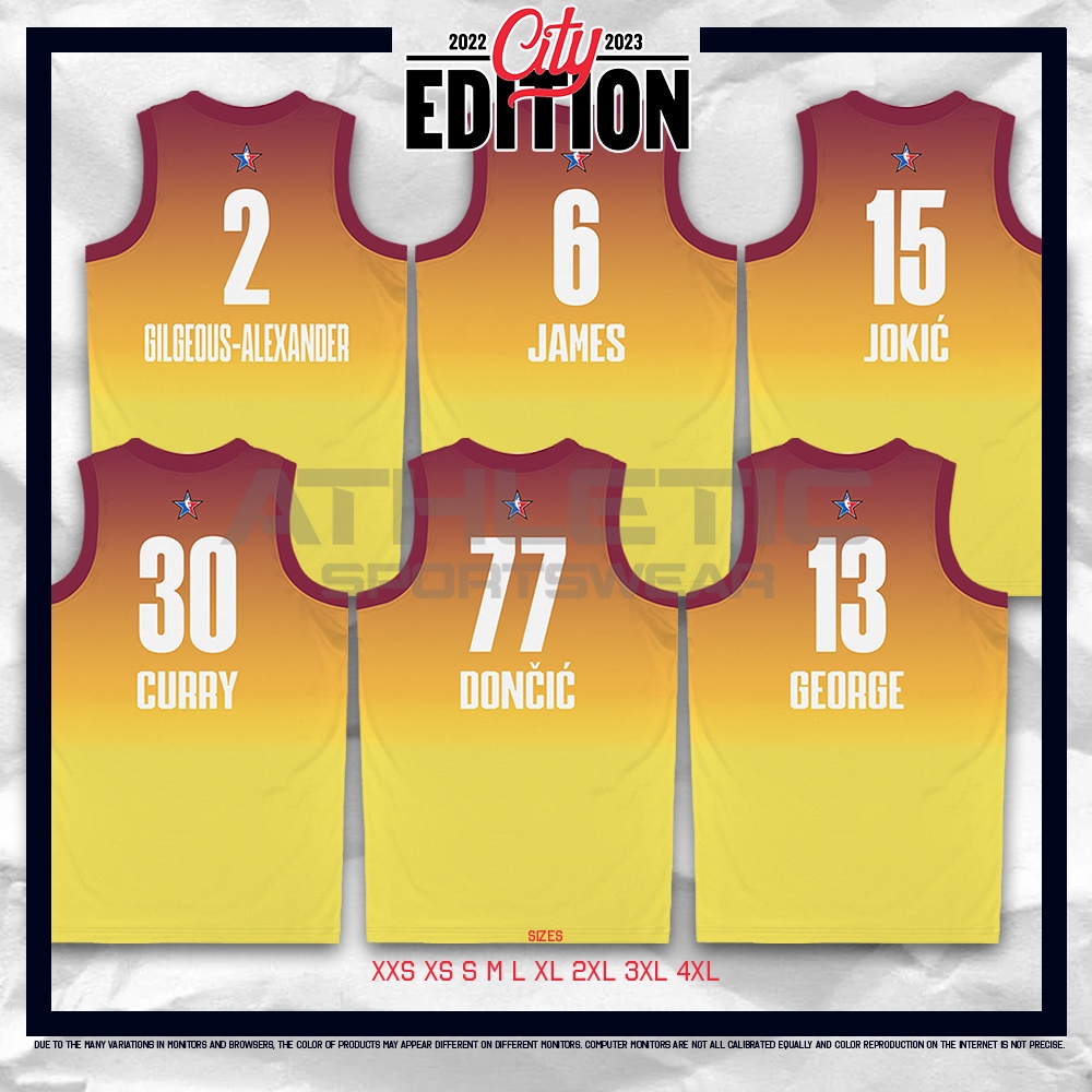 Athletic ALLSTAR NBA JERSEY Full Sublimation Premium TEAM LEBRON BATCH