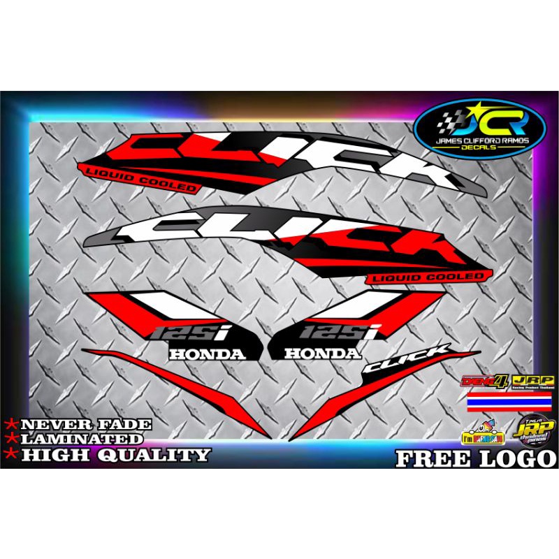 Honda Click 125 i v2 Stock Decals Stickers | Shopee Philippines
