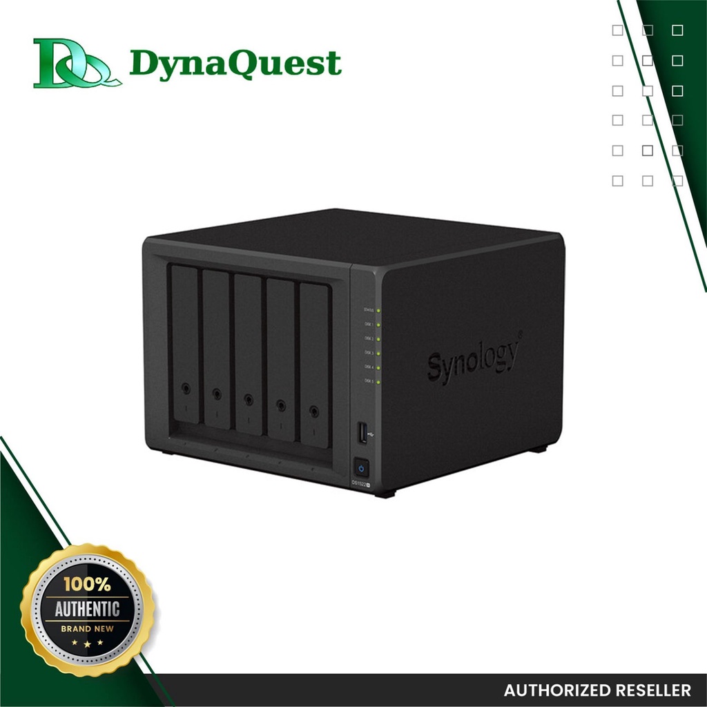 Synology DS1522+ 5 Bay DiskStation Network Storage (Diskless) 