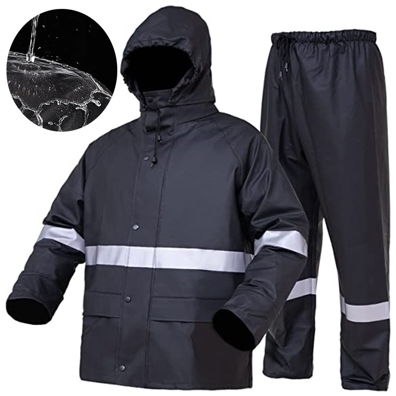 High-Quality Raincoat Set for Motorcycle Rider Upgraded Waterproof ...