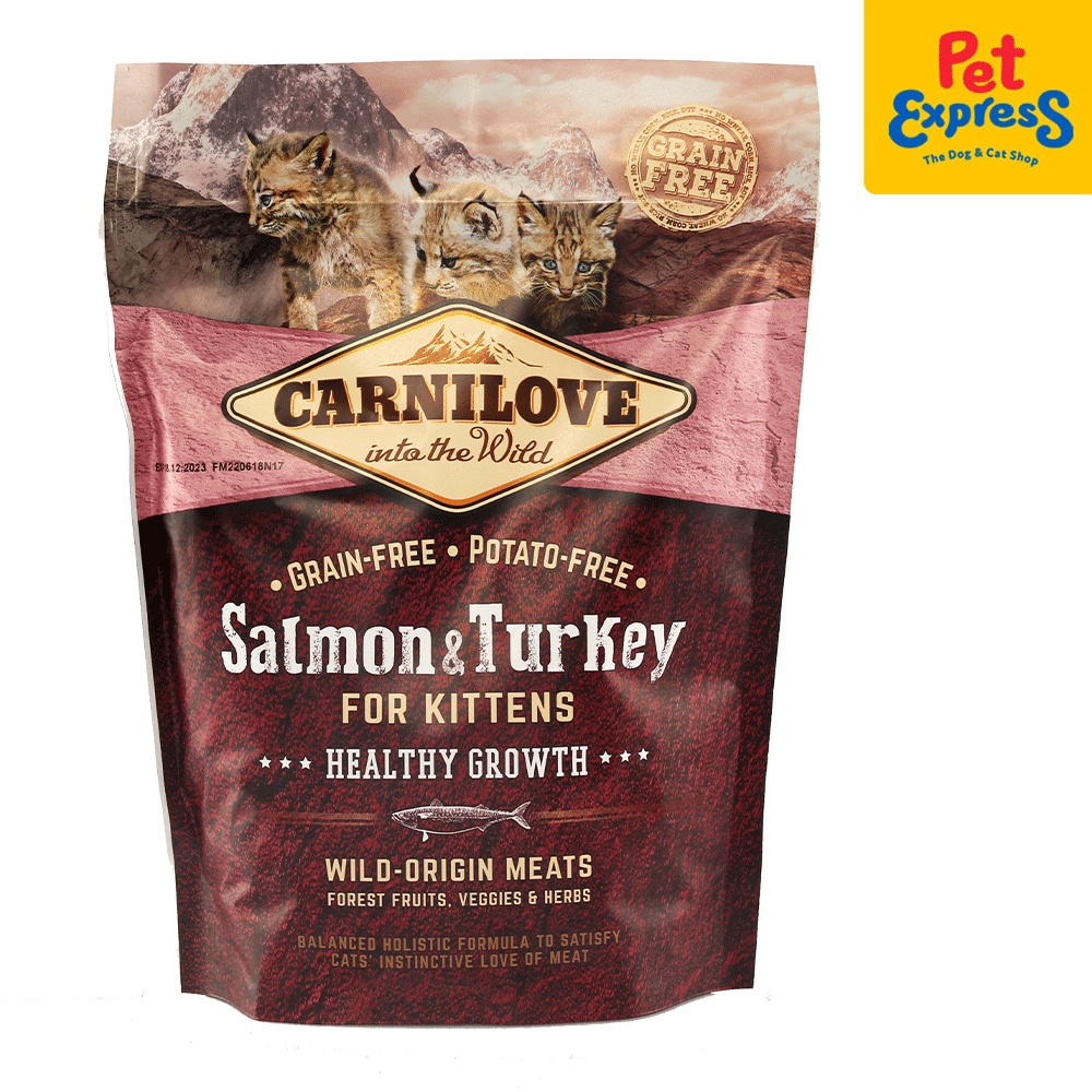 Carnilove Kitten Salmon and Turkey Dry Cat Food 400g Shopee Philippines