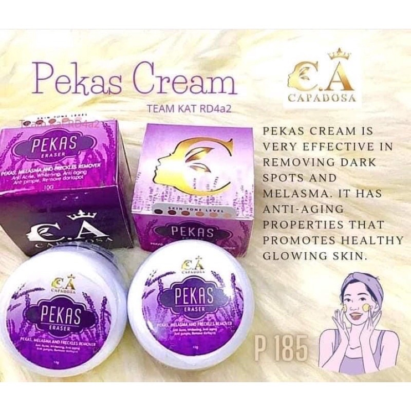 Capadosa Pekas Cream & Botox whitening Cream with SPF 70 | Shopee ...