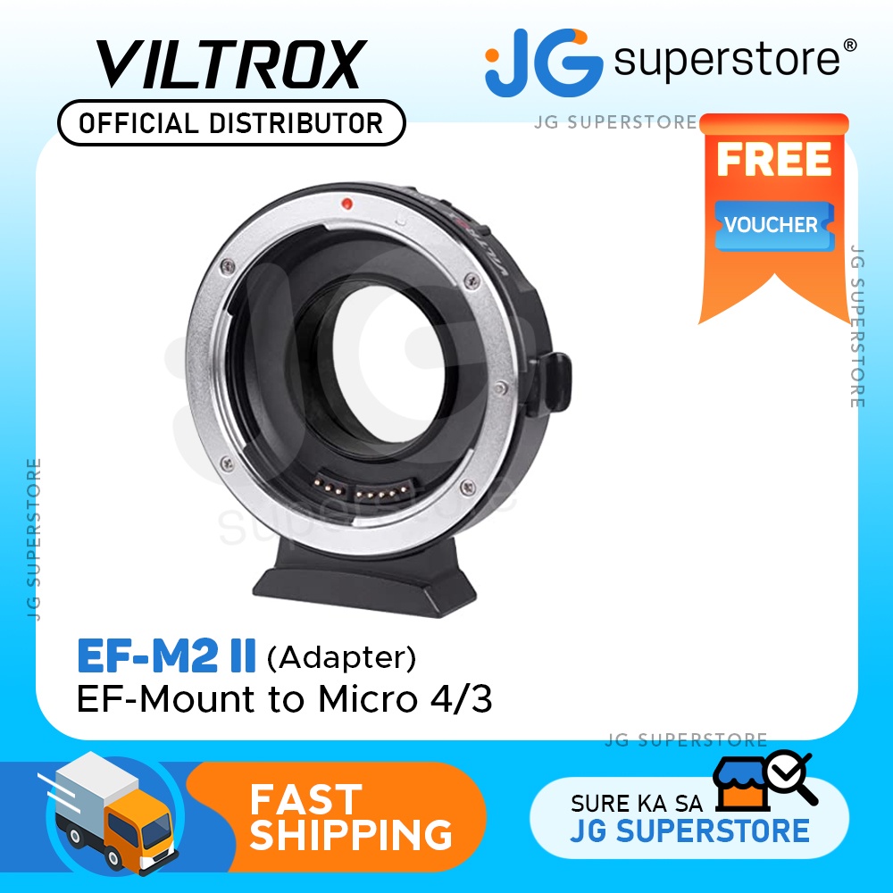 Viltrox EF-M2 II Autofocus Lens Mount Adapter 0.71X for Canon EOS EF Lens  to Micro Four Thirds MTF