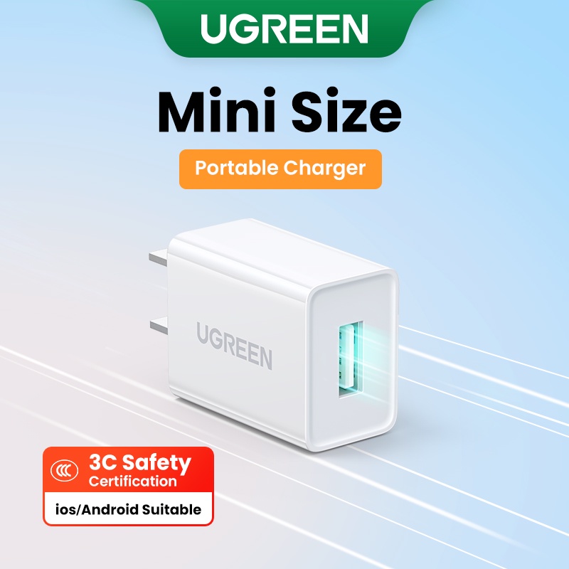 UGREEN 5V1A USB Charger for iPhone 13/12/11/8 Pro Max Xiaomi Samsung