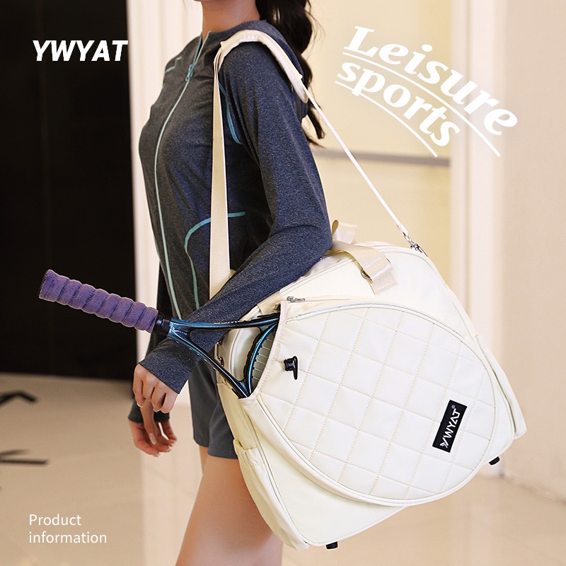 thumbnail image 2 of Tennis Backpack Bag For 2-3 Rackets - Waterproof Sports Bag For Men & Women, With Racket Attachment Strap, Multiple Pockets 2 of 13
