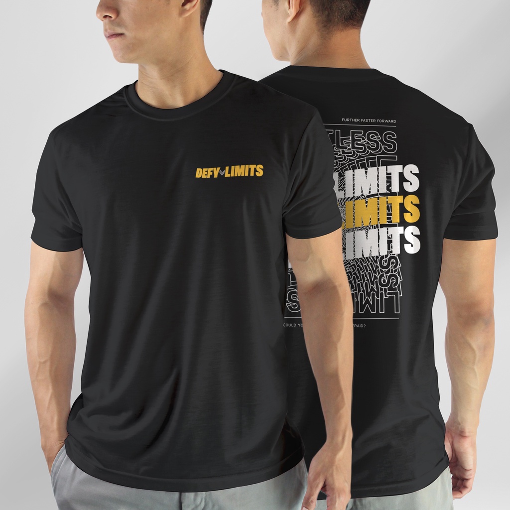 Limitless [DEFY LIMITS] SpunTex Shirt Men's Casual Comfort Tee for ...