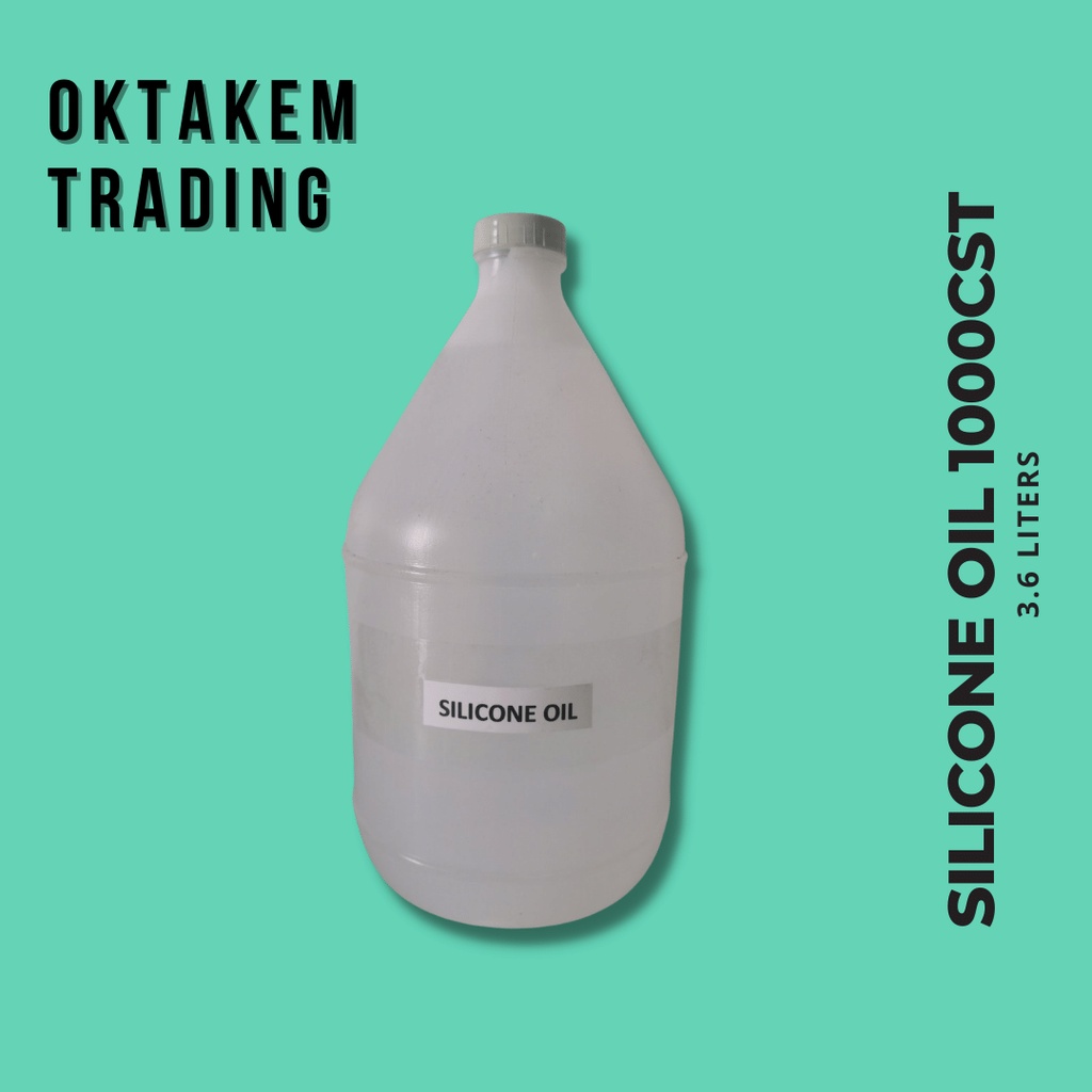 3.6 Liter Silicone Oil 1000 cst Tire Black Highgloss Auto Detailing Product 3.6L Oktakem