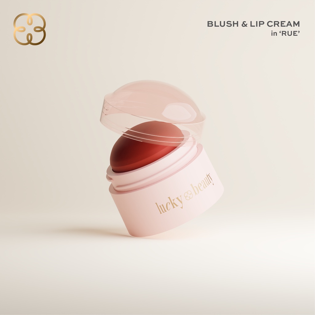 Lucky Beauty Blush & Lip Cream In Rue Shopee Philippines