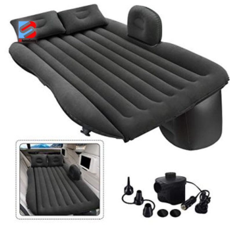 Car Inflatable Air Bed with Air pump with Two Air Pillows Shopee