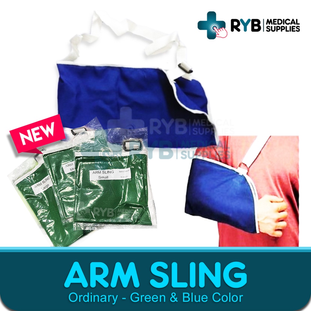 Arm Sling Medical Support Ordinary Blue/Green Shopee Philippines