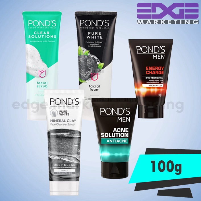 PONDS Facial Wash 90g / 100g | Shopee Philippines