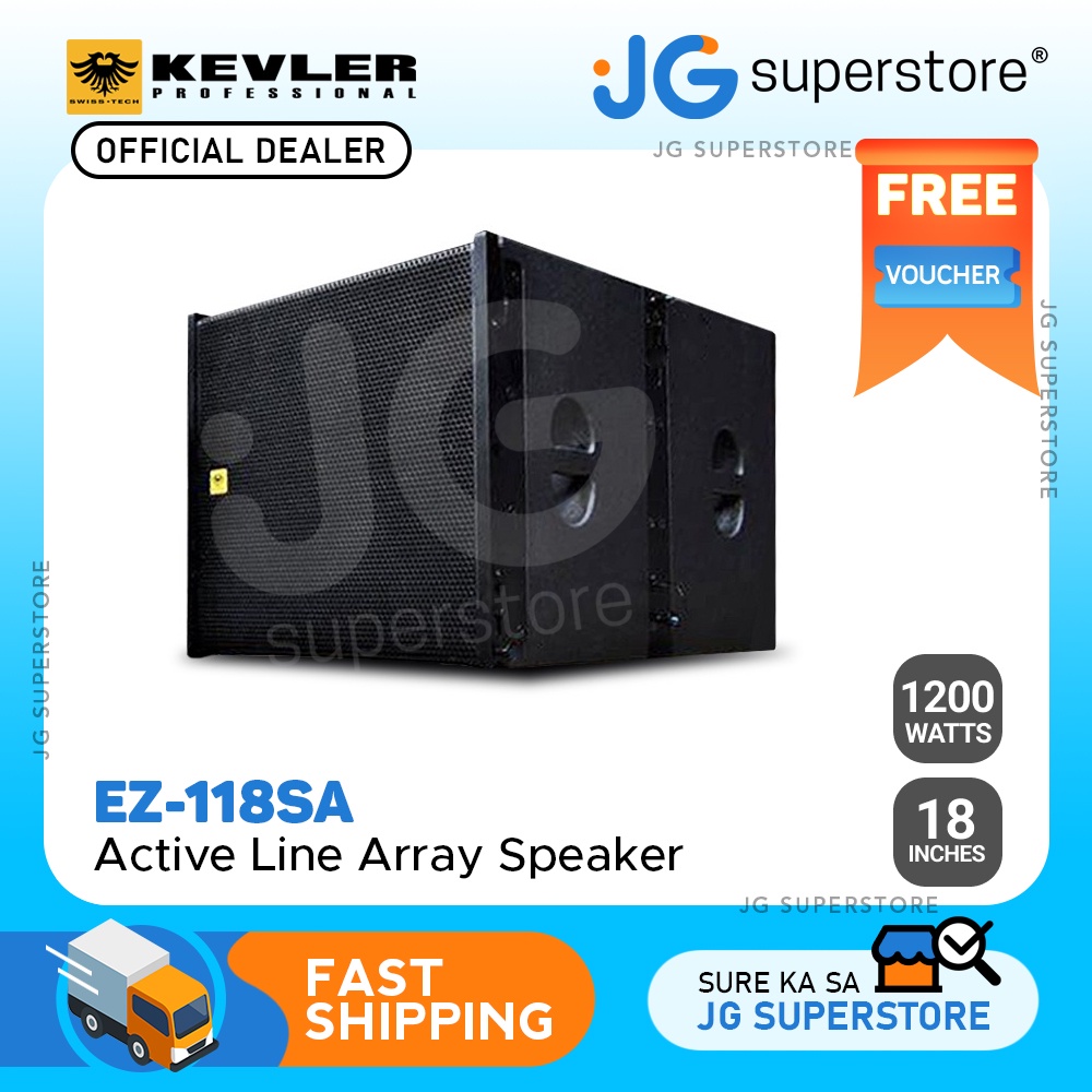 KEVLER EZ118SA 18" 1200W Active Subwoofer Line Array Speaker System