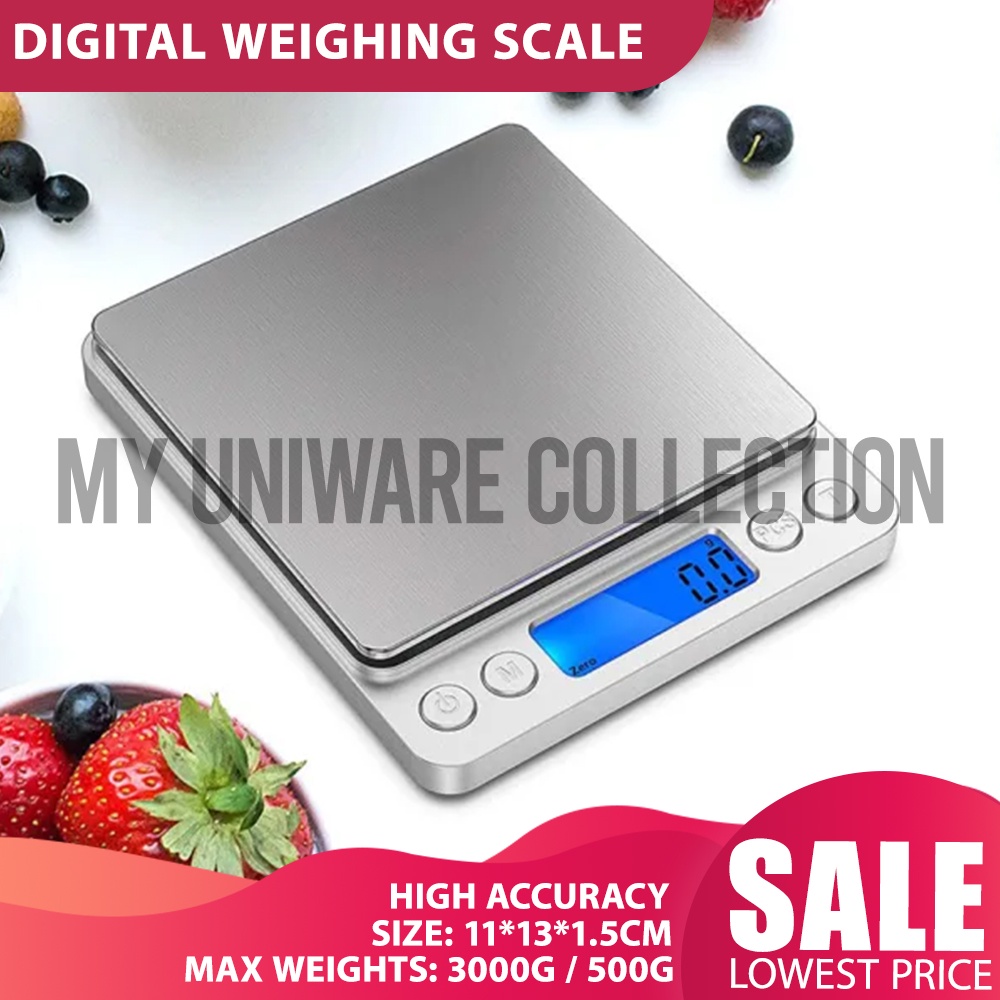 Food Weighing Scale Digital Kitchen Scale Weight Grams Cooking Baking