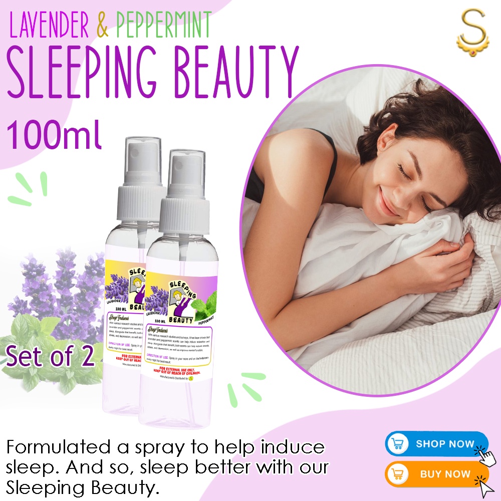 Sleeping Beauty Sleeping Inducer Spray 100ml (Set of 2) Lavender ...
