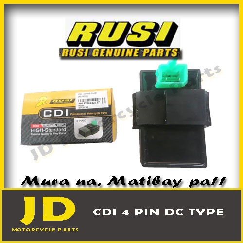 RUSI ORIGINAL CDI 4 PIN / DC TYPE | Shopee Philippines