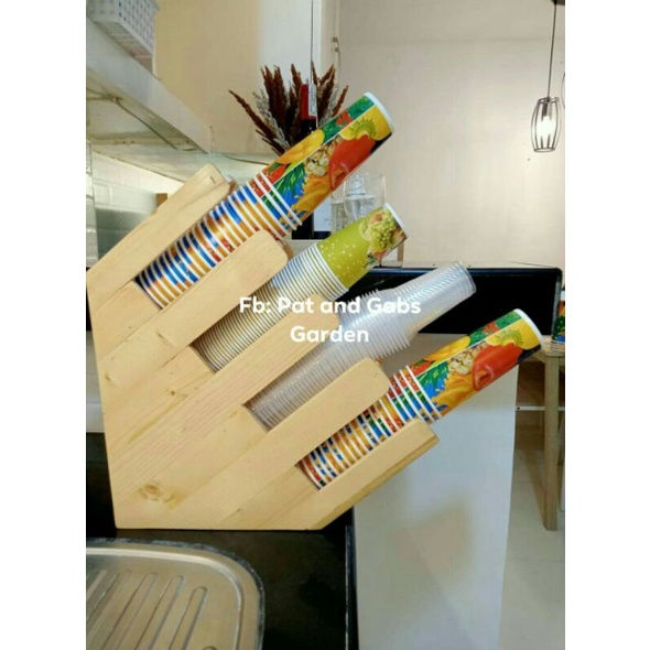 Wooden Cup Holder for Coffee and Milk Tea Cups | Shopee Philippines