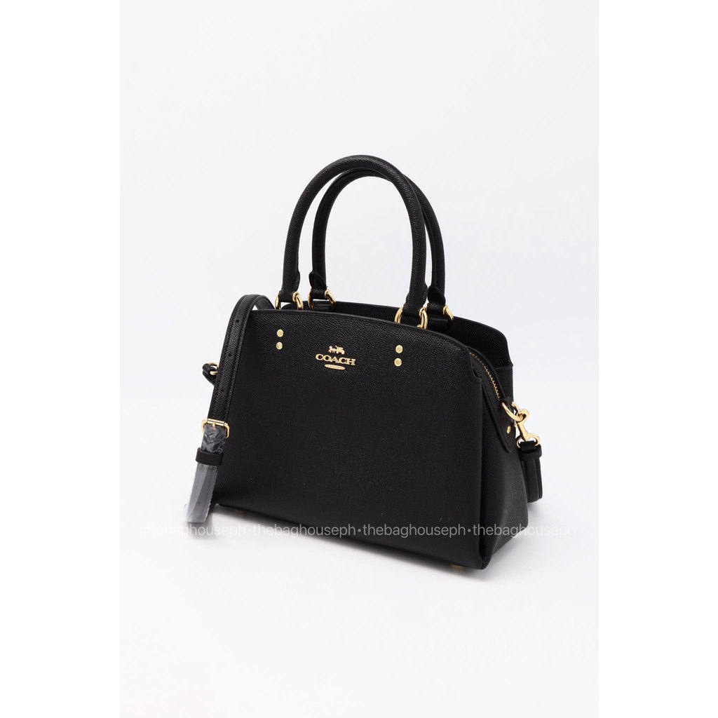 Coach Lillie Mini Satchel Crossgrain in Black Shopee Philippines