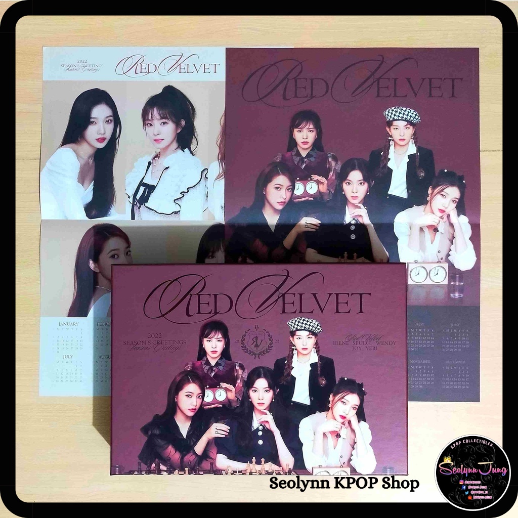 [ONHAND] TINGI Red Velvet Season's Greetings 2021 2022 2023 Calendar