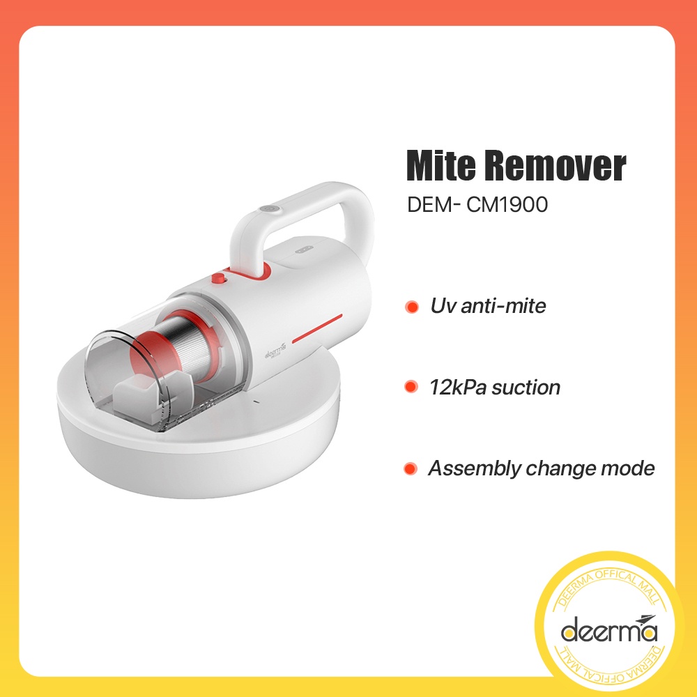 Deerma CM1900 Wireless Vaccum Cleaner Ultraviolet Light Mites AntiDust Mites Remover Shopee