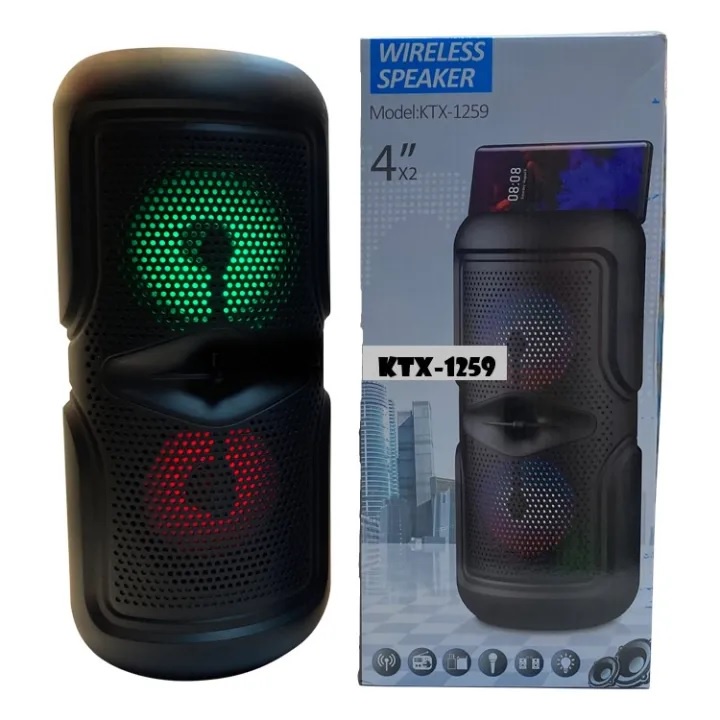 KTX1259 8 Inch Portable Speaker With High Quality Sound Wireless